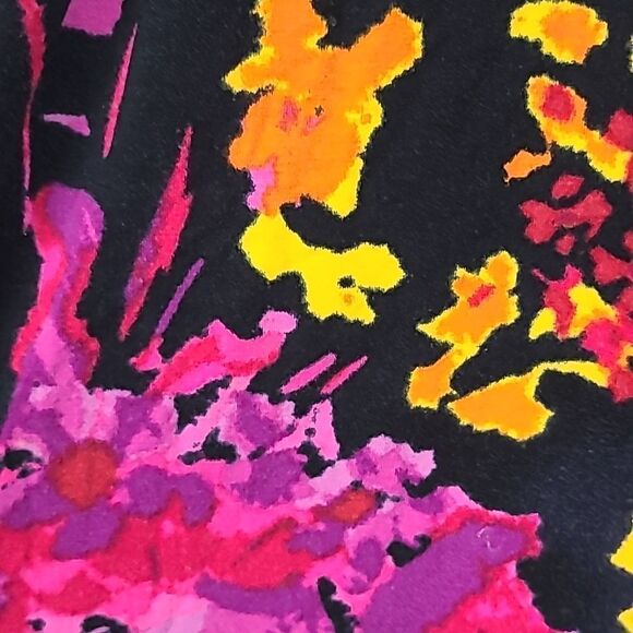 Express XS Colorful Babydoll Halter Mini Dress Soft Rayon Knit Slip Sundress - Picture 4 of 9